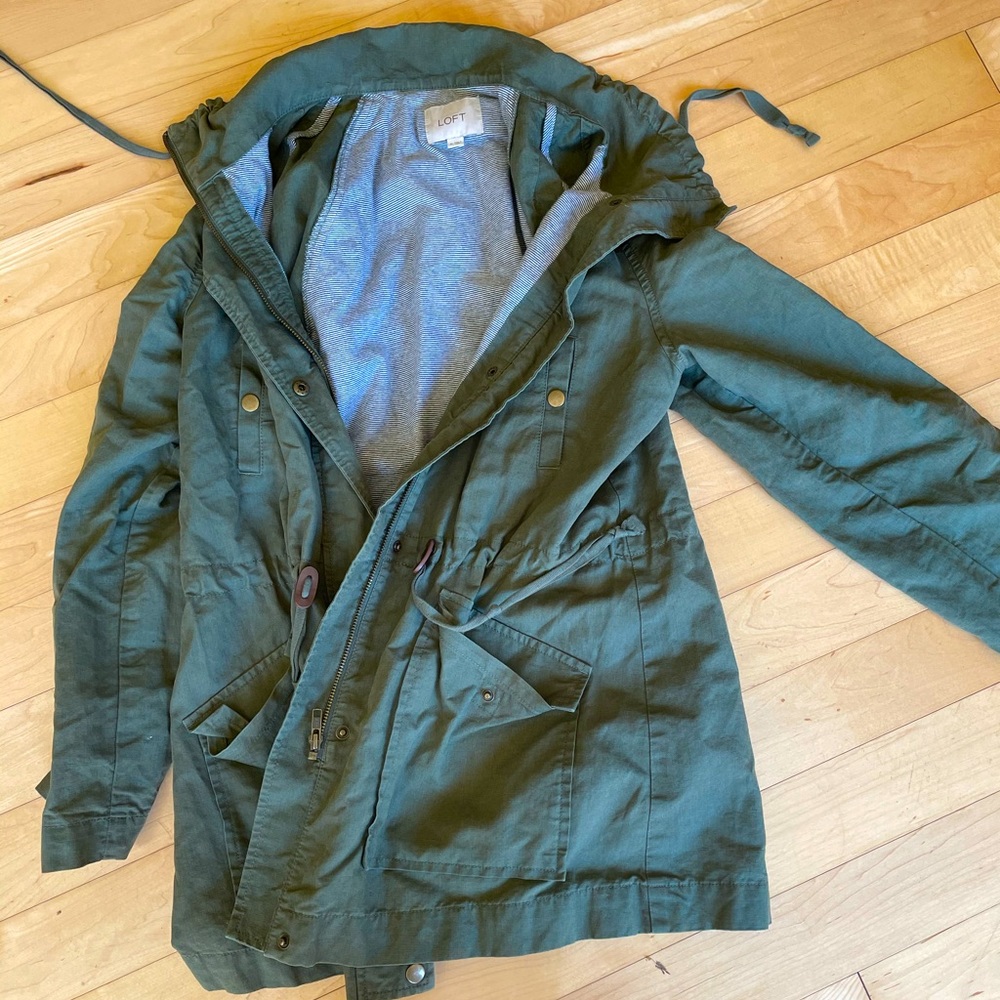 Loft Green Utility Jacket